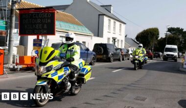 Huge security operation under way for Trump's visit to Ireland - BBC