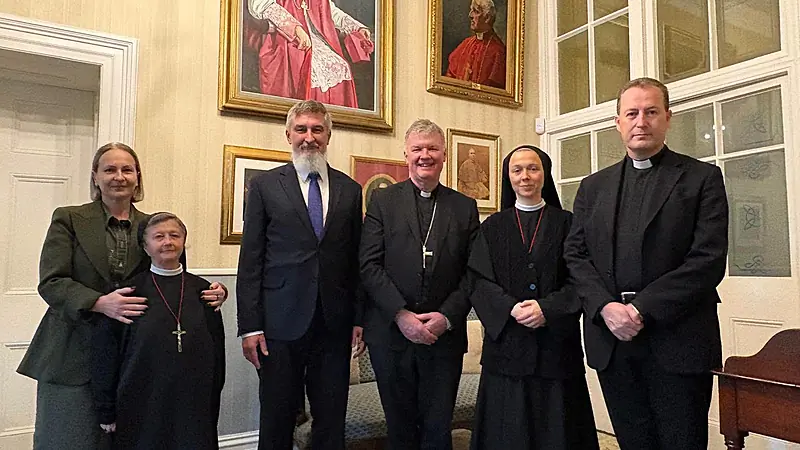 Bishop Coll welcomes Polish Ambassador to Letterkenny