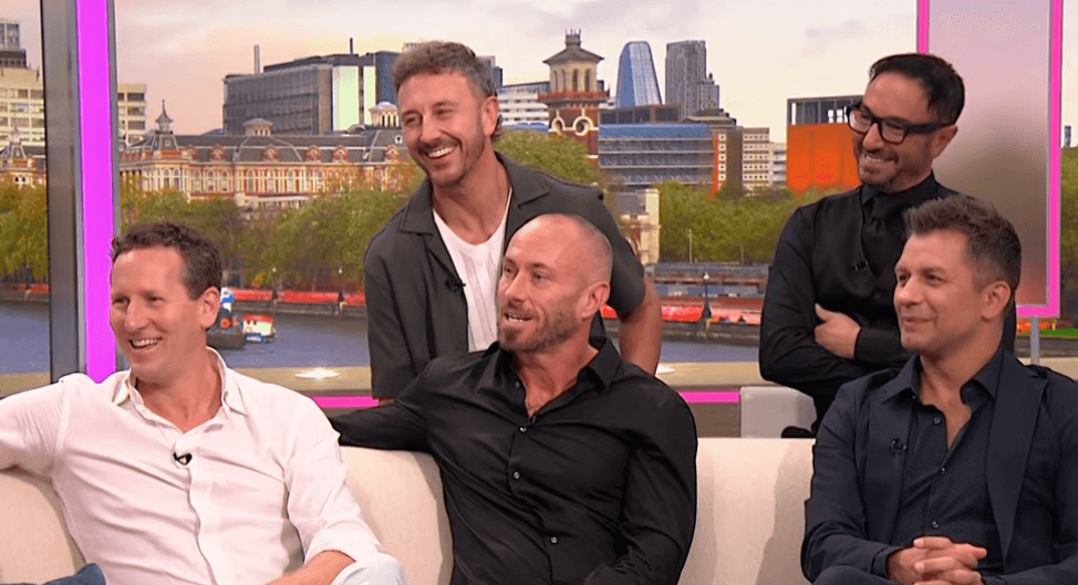 Brendan Cole, James Jordan, Ian Waite Vincent Simone and Pasha Kovalev