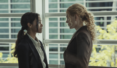 Zoe Saldana as Joe and Nicole Kidman as Kaitlyn Meade in Lioness season 2
