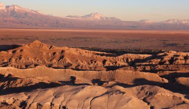 Moon Valley at sunset, San Pedro de Atacama, Chile. Credit: Travel Photographer/Getty Images