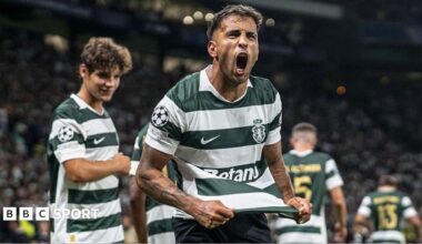 Sporting 3-1 Galatasaray: Portuguese side come from behind to win in Champions League