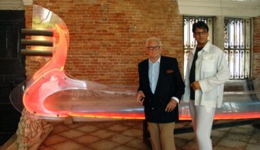 Pierre Cardin and Rodrigo Basilicati-Cardin