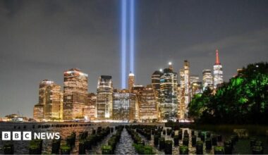 9/11 anniversary: Victims remembered 25 years on from September 11 attacks - follow live