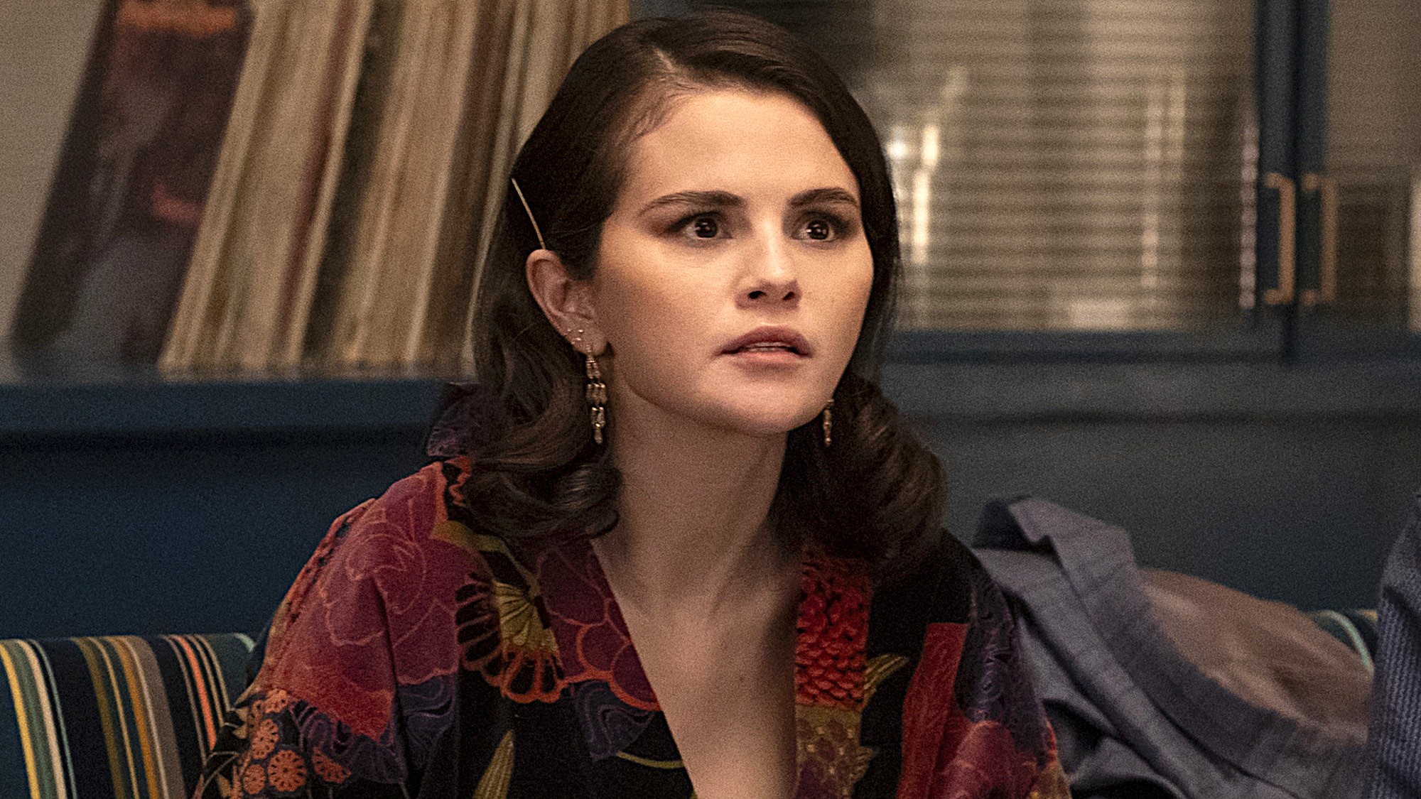 Selena Gomez is shown on Only Murders in the Building.