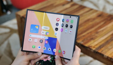 Samsung Galaxy Z TriFold in Abrar's hands.