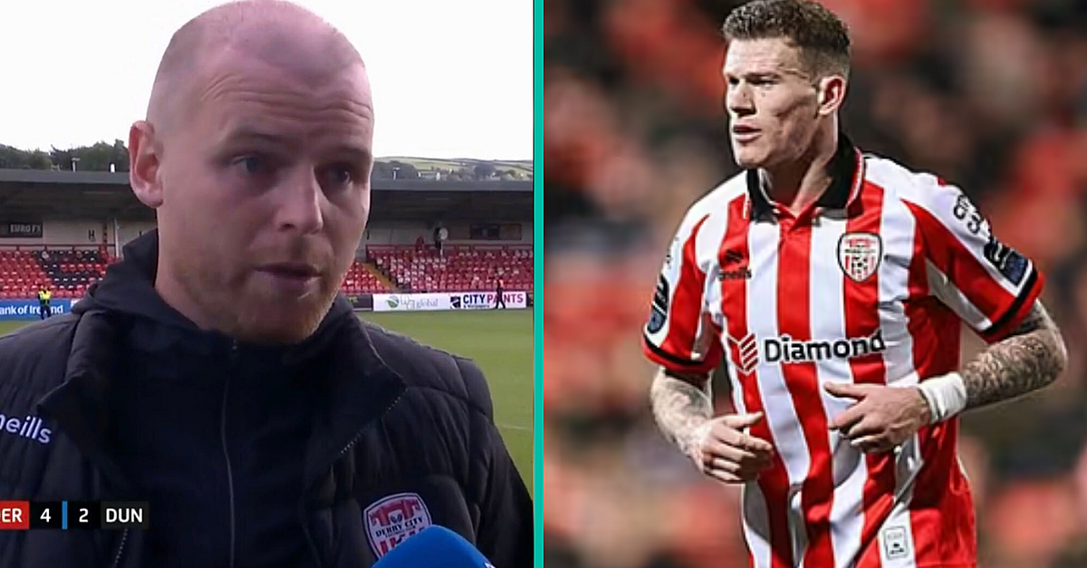 Derry City Boss Gave Blunt James McClean Update After FAI Cup QF Win