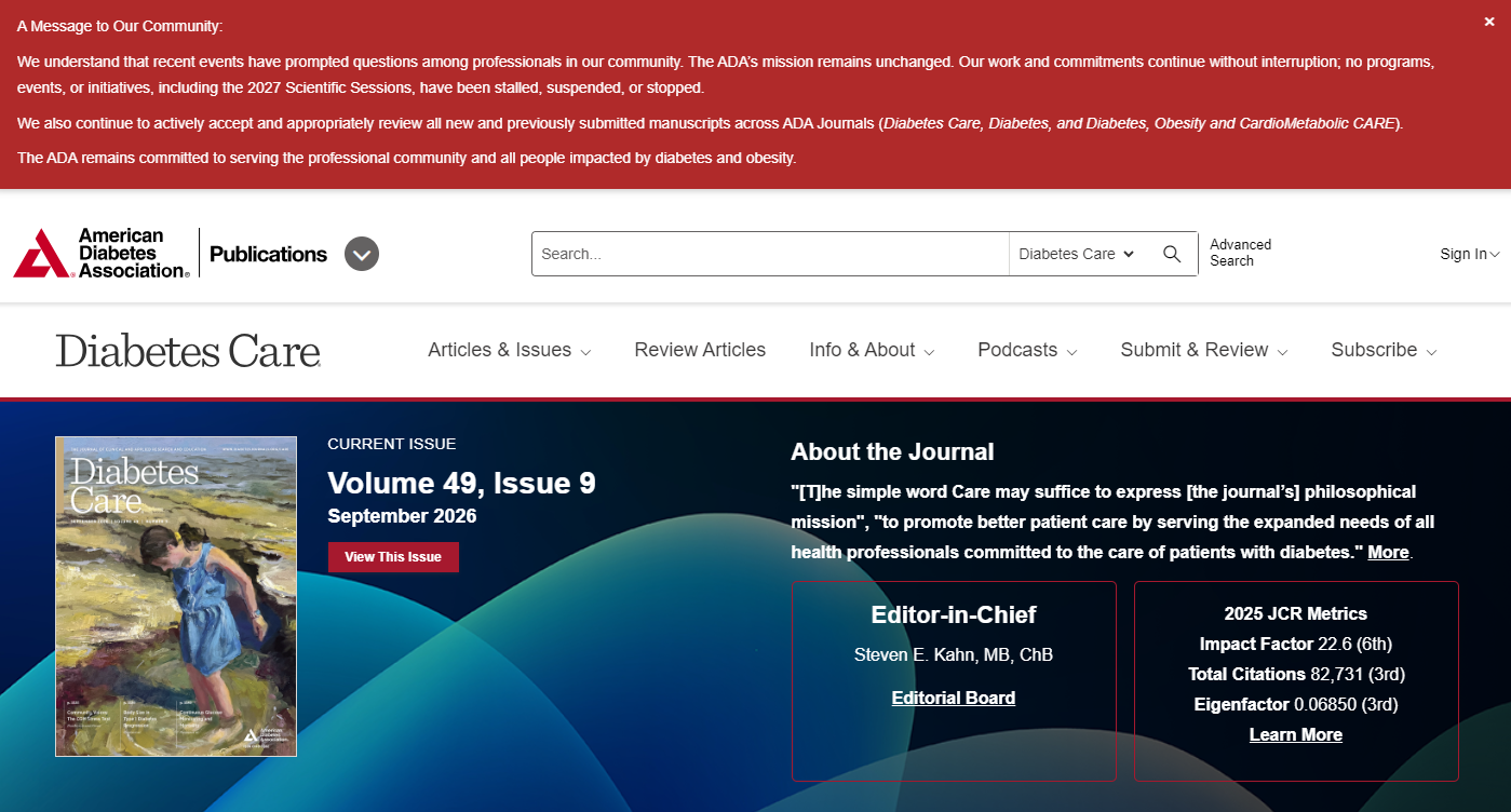 Diabetes association turmoil roils journal as group tries to thwart boycott – Retraction Watch