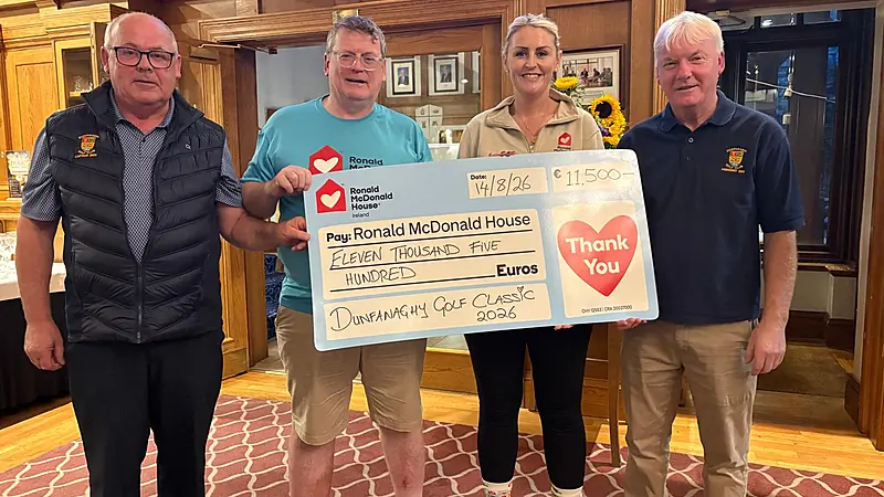 Dunfanaghy golf classic raises incredible €11,500 for Ronald McDonald House