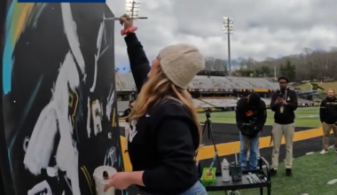 North Carolina native trades traditional studio art for high-energy live speed painting
