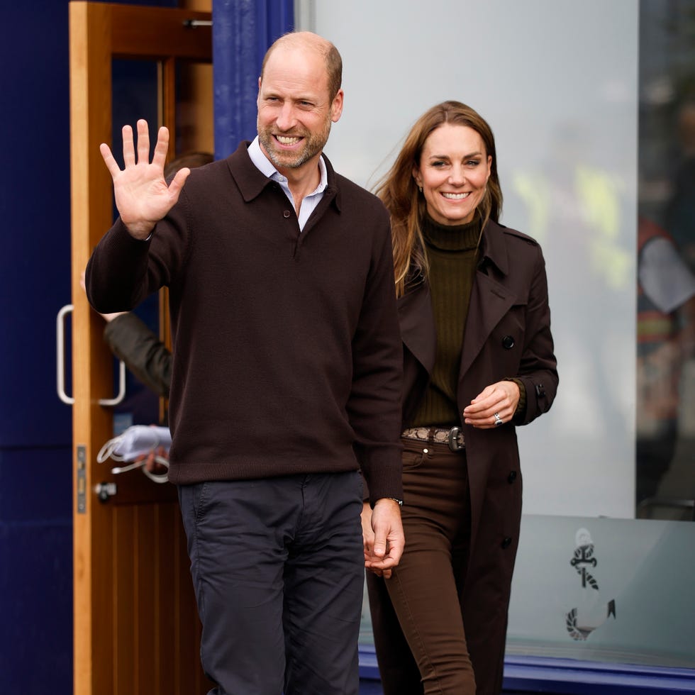 The Prince And Princess Of Wales Visit The Isle Of Bute rothesay, isle of bute, scotland september 17: prince william, prince of wales, and catherine, princess of wales, leave the community owned anchor tavern pub hub in port bannatyne, during a royal visit to the isle of bute on september 17, 2026 in rothesay, isle of bute, scotland. the prince and princess of wales, who also hold the titles of the duke and duchess of rothesay, visited the island to celebrate community, connection and volunteering. (photo by jeff j mitchell/getty images)