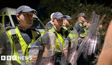 Man in court following anti-migrant protests in Portsmouth - bbc.com