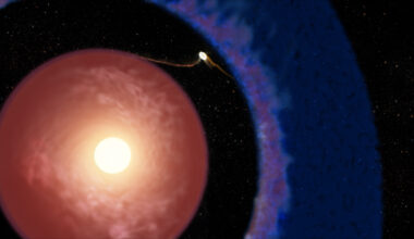 An artist's concept of planet Elias 2-24 b