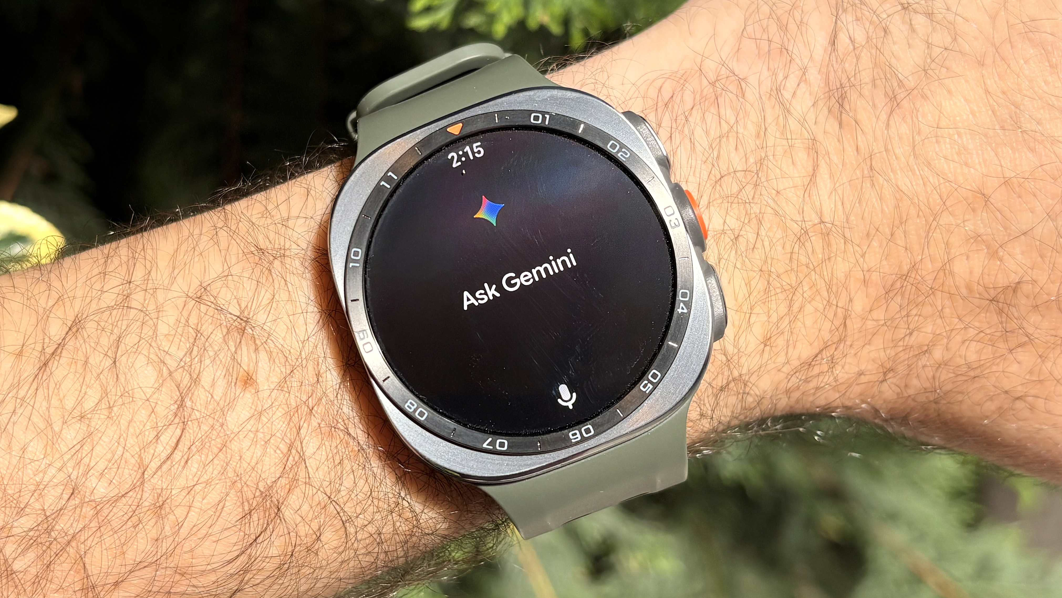 Close-up look at the Samsung Galaxy Watch Ultra 2 smartwatch