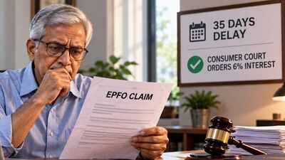 EPFO delayed a retiree’s Rs 14.06 lakh PF claim by 35 days, citing a missing document; consumer court rejects defence and orders 6% interest