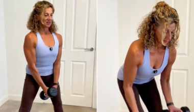 Sally Gunnell, 60, says these 5 simple dumbbell exercises are enough to build full-body strength from home