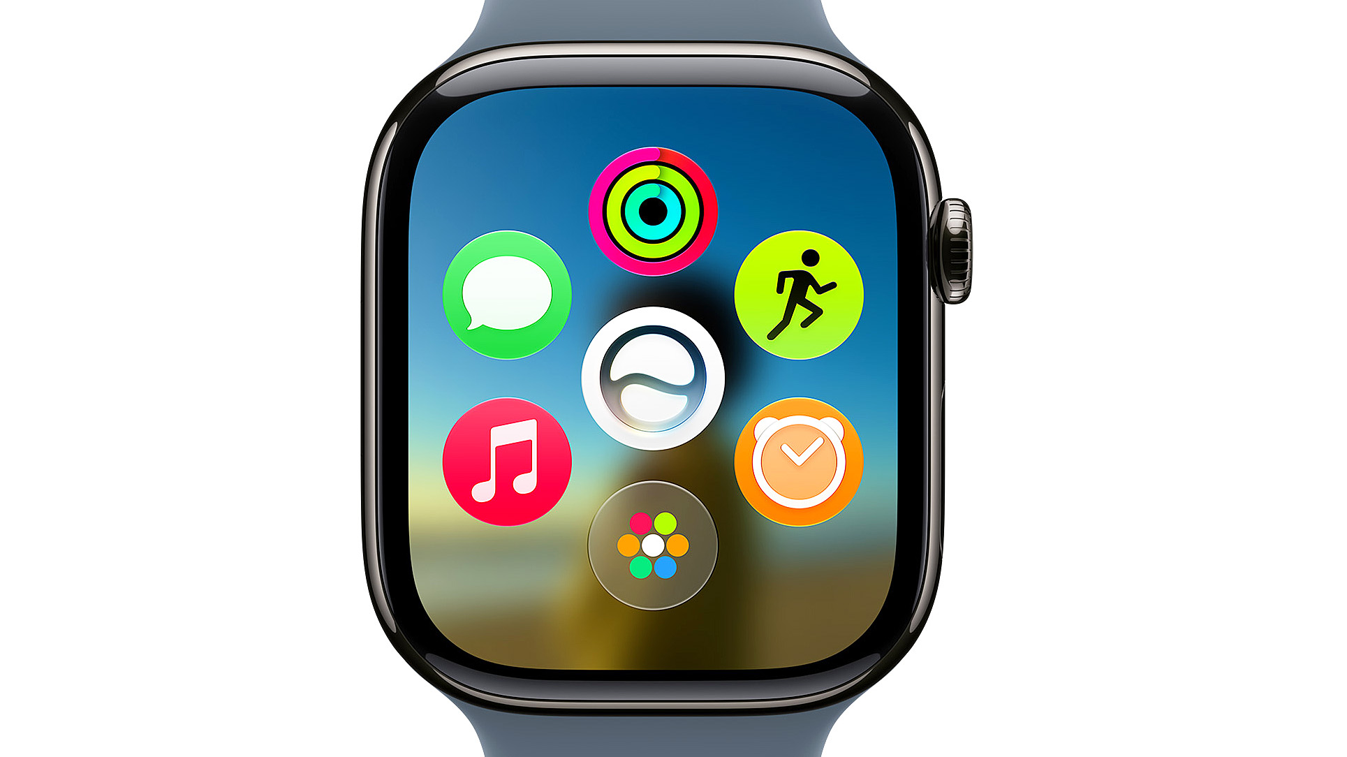The new Dynamic App Grid available in watchOS 27