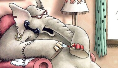 7 Officially Perfect Far Side Comics Starring Elephants