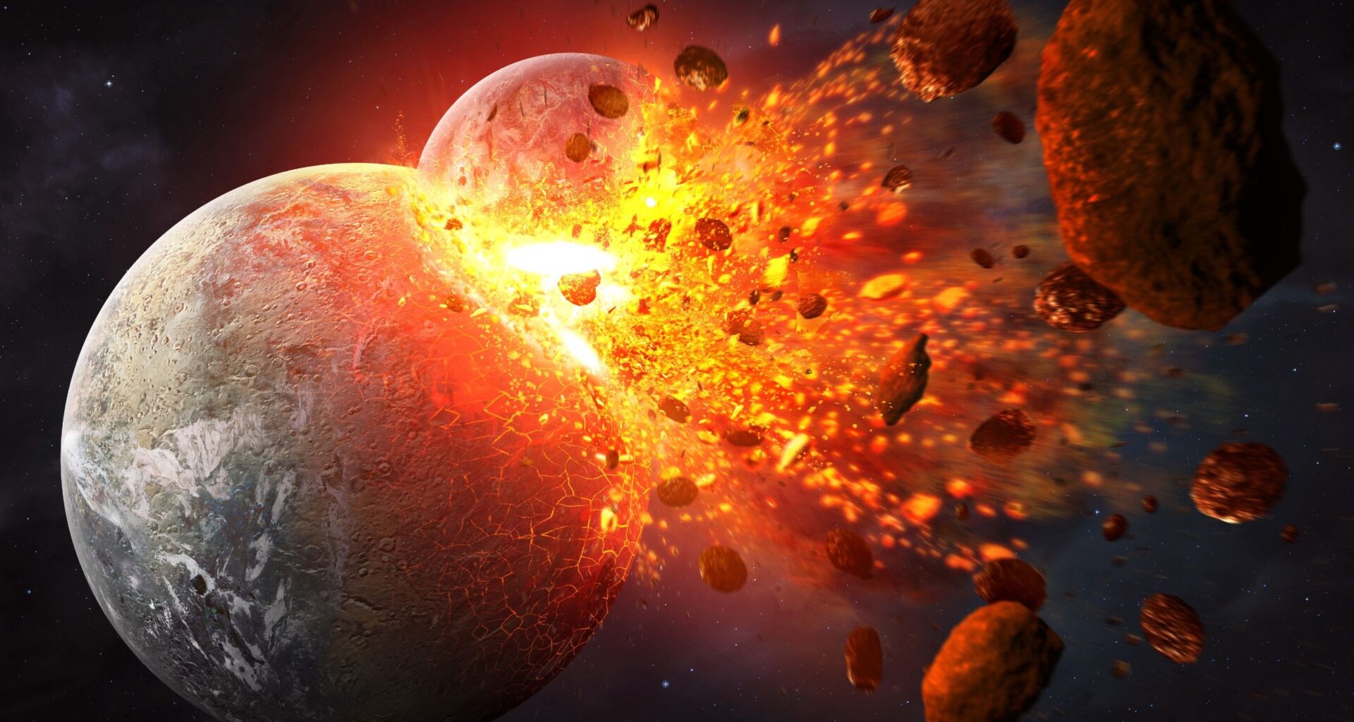 The moon may have formed in just 5 hours, new simulations suggest