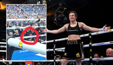 Viewers spot unexpected face ringside at Croke Park