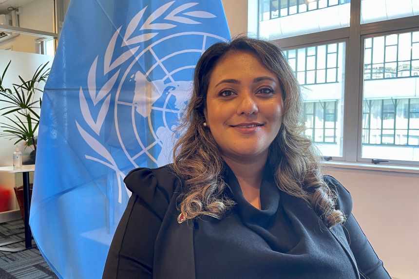 Renata Ram, country director for Fiji and the Pacific at UNAIDS, is pictured at the United Nations office in Suva, Fiji, on March 19, 2026.