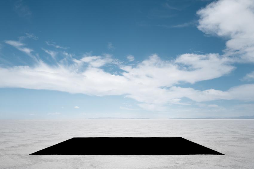 gregory orekhov lays a monumental black square on utahs bonneville salt flats 5
