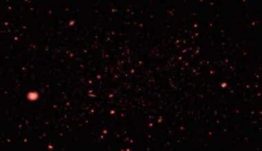 Artist's impression of the early universe. Credit - ESA/Hubble, M. Kornmesser