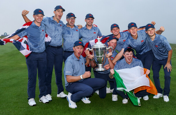 Grehan shines as Great Britain and Ireland land Walker Cup after stunning comeback