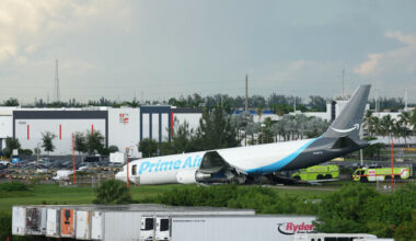 Five people dead after Amazon cargo plane overshoots runway at Florida airport