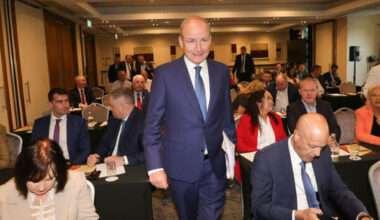 Fianna Fáil faithfuls gather in Tullamore as party leadership is, for once, not a talking point