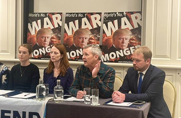 Trump's visit 'nothing more than money-making photo opportunity', say critics ahead of protest