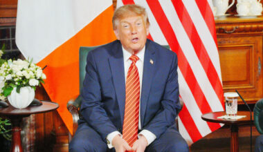 'He's not as orange as he looks': Shock and guffaw on Trump's pro-United Ireland comments