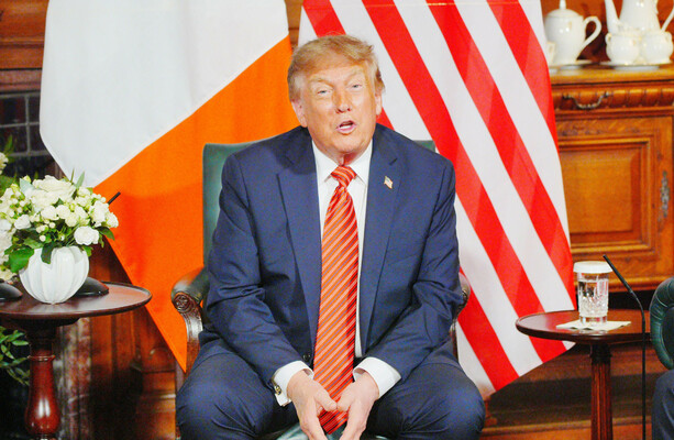 'He's not as orange as he looks': Shock and guffaw on Trump's pro-United Ireland comments