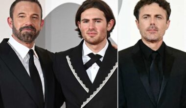 Casey Affleck and Son Indiana, 22, Make Rare Red Carpet Appearance Together at Venice Film Festival