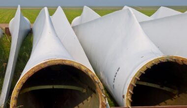 Denmark turns a retired wind turbine blade into a bike shelter as recycling challenge grows