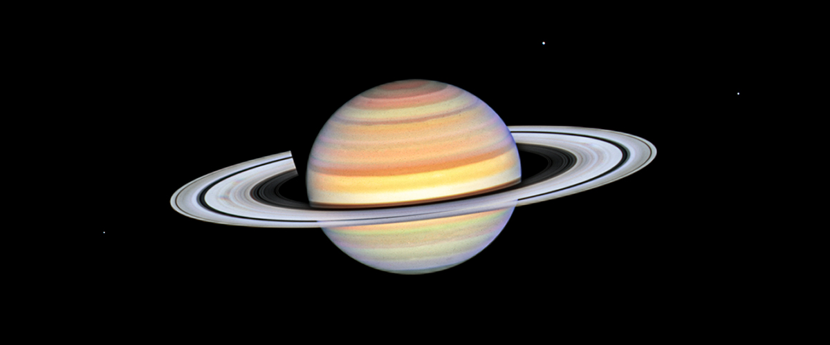 Image of Saturn and its ring spokes captured by the Hubble Space Telescope on 22 October 2023. Credit: NASA, ESA, STScI, Amy Simon (NASA-GSFC)