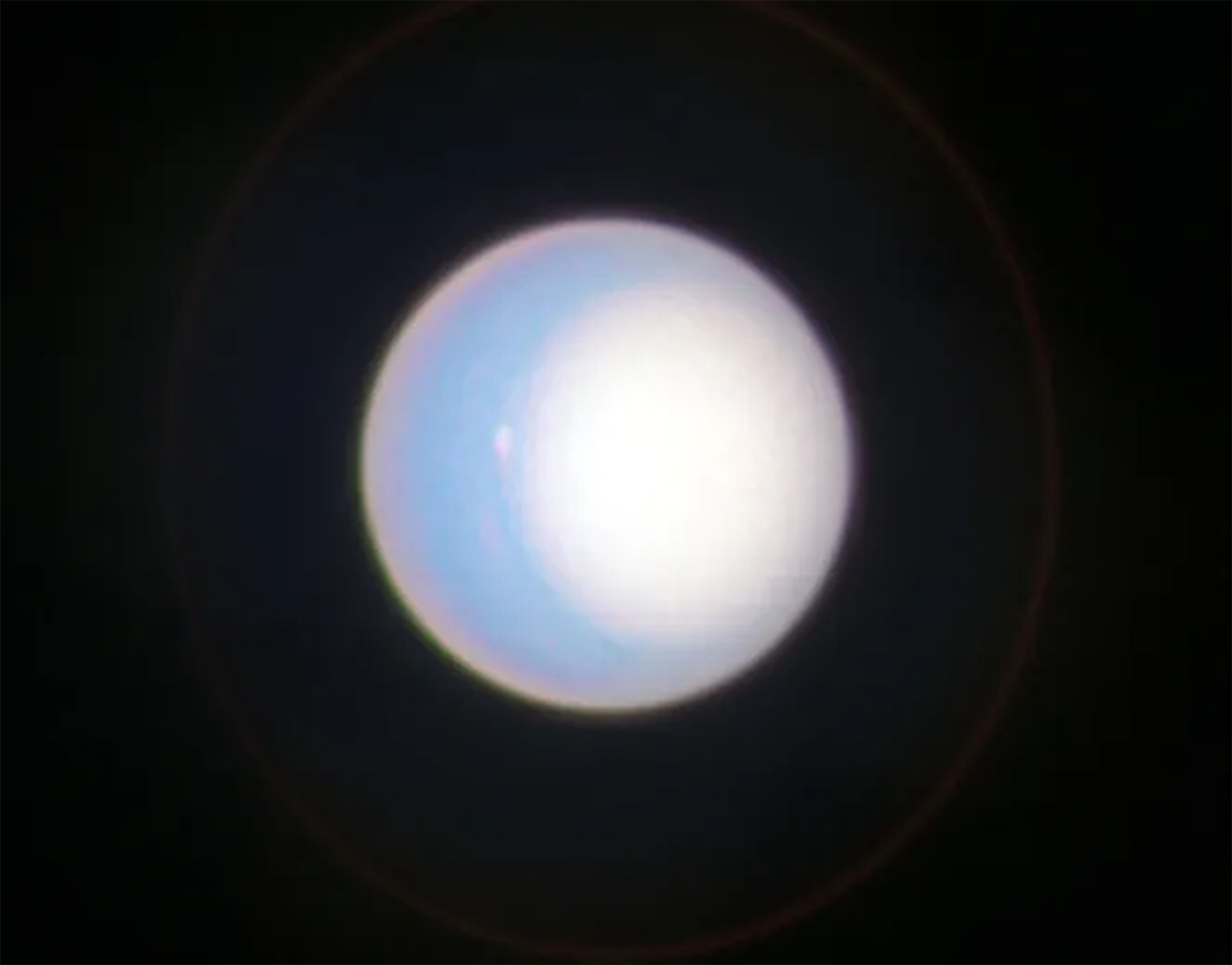 Hubble Space Telescope image of Uranus. Credit: NASA, ESA, STScI, Samantha Hasler (MIT), Amy Simon (NASA-GSFC), New Horizons Planetary Science Theme Team; Image Processing: Joseph DePasquale (STScI), Joseph Olmsted (STScI)