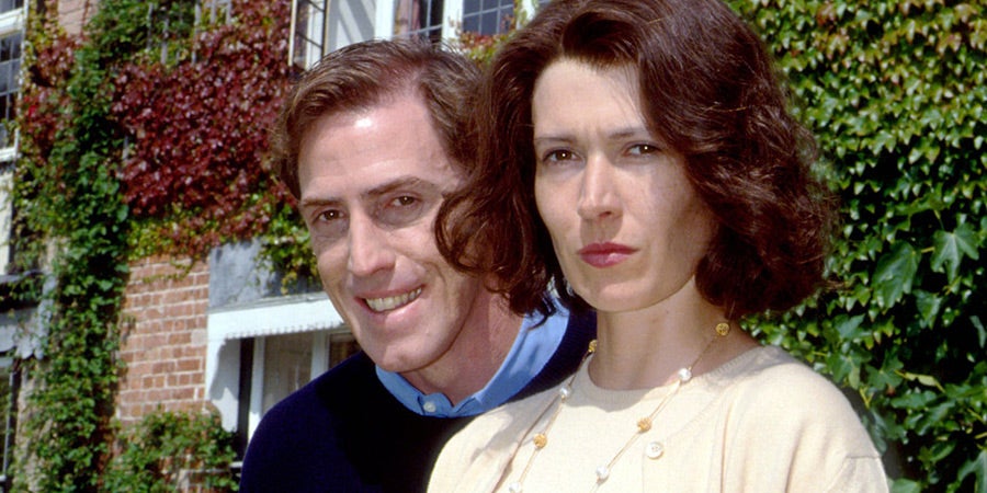Brydon and Julia Davis as posh couple Peter and Flick in ‘Human Remains’