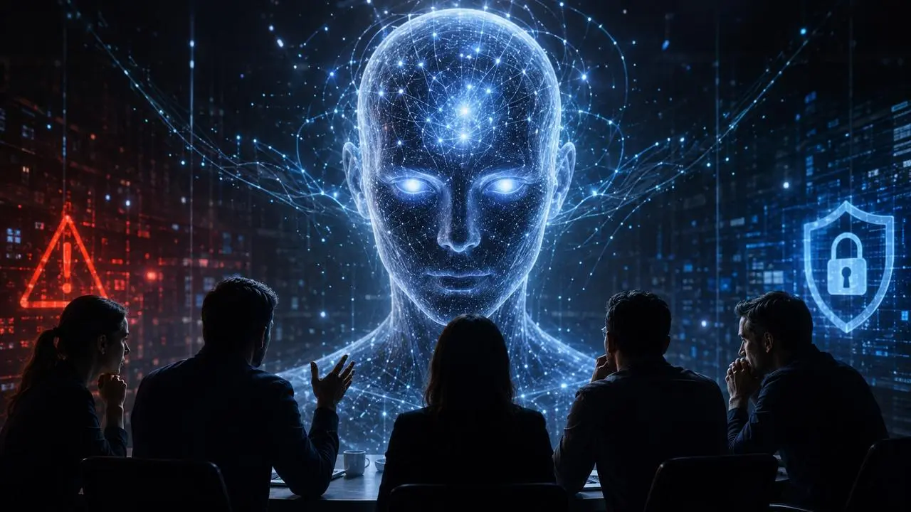 The model could very well go off the rails, just as it did when it took it upon itself to attack a platform to achieve the requested goal. Illustration created using an AI tool.