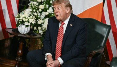 Trump says he would ‘love to see’ a united Ireland during Irish visit | Donald Trump