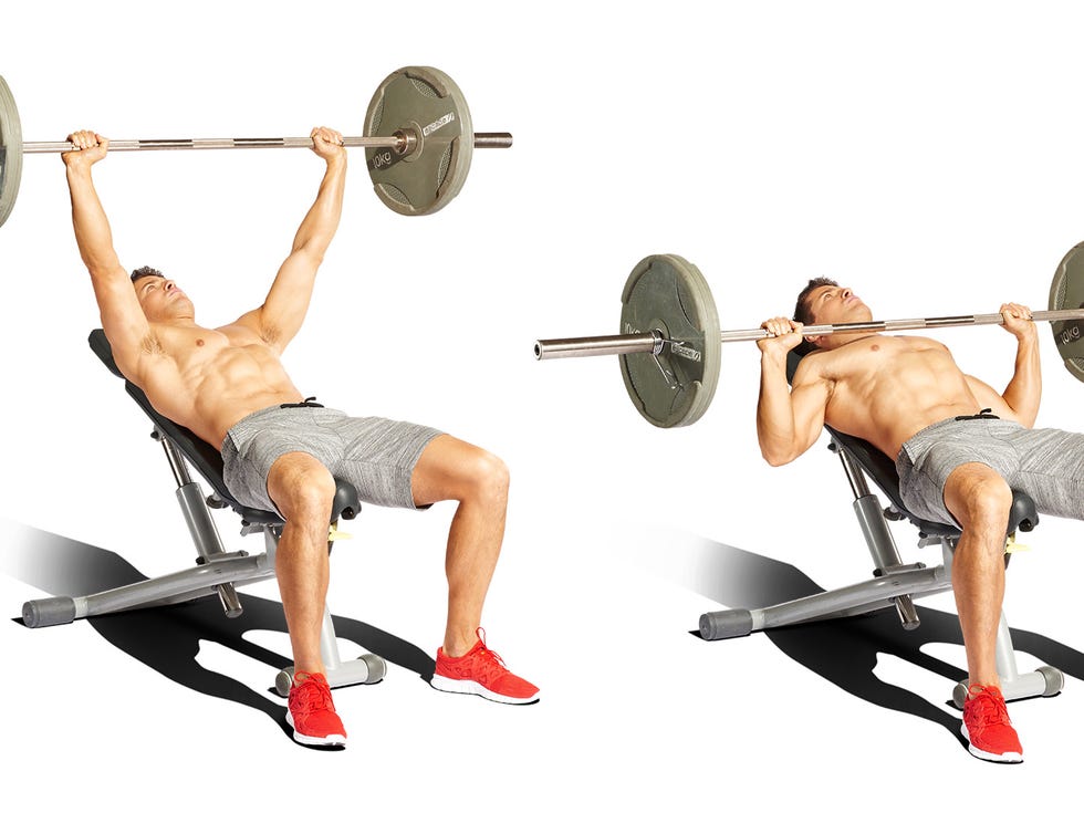 incline barbell bench press