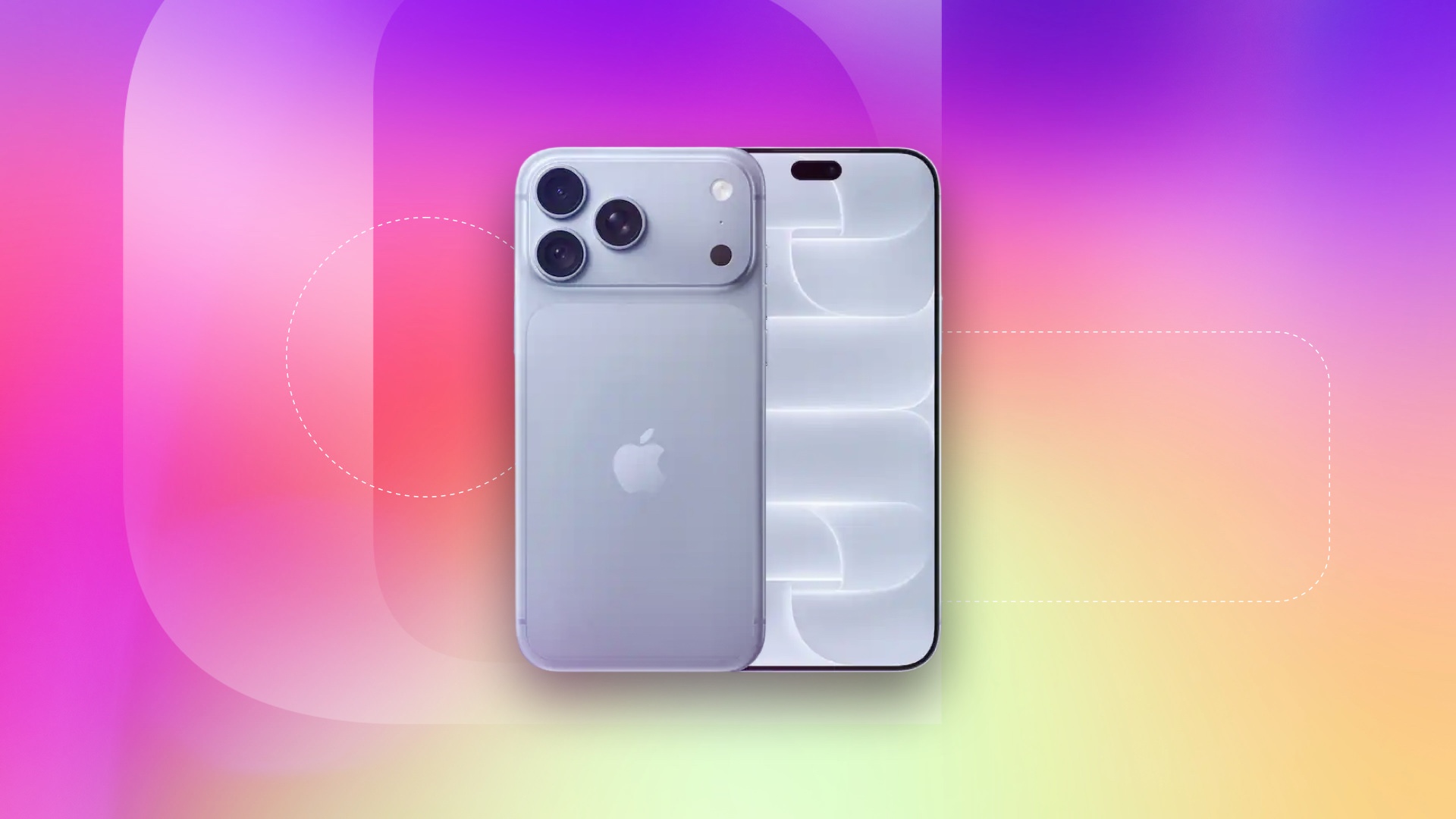 Light Blue Apple iPhone 18 Pro Max on a CNET background