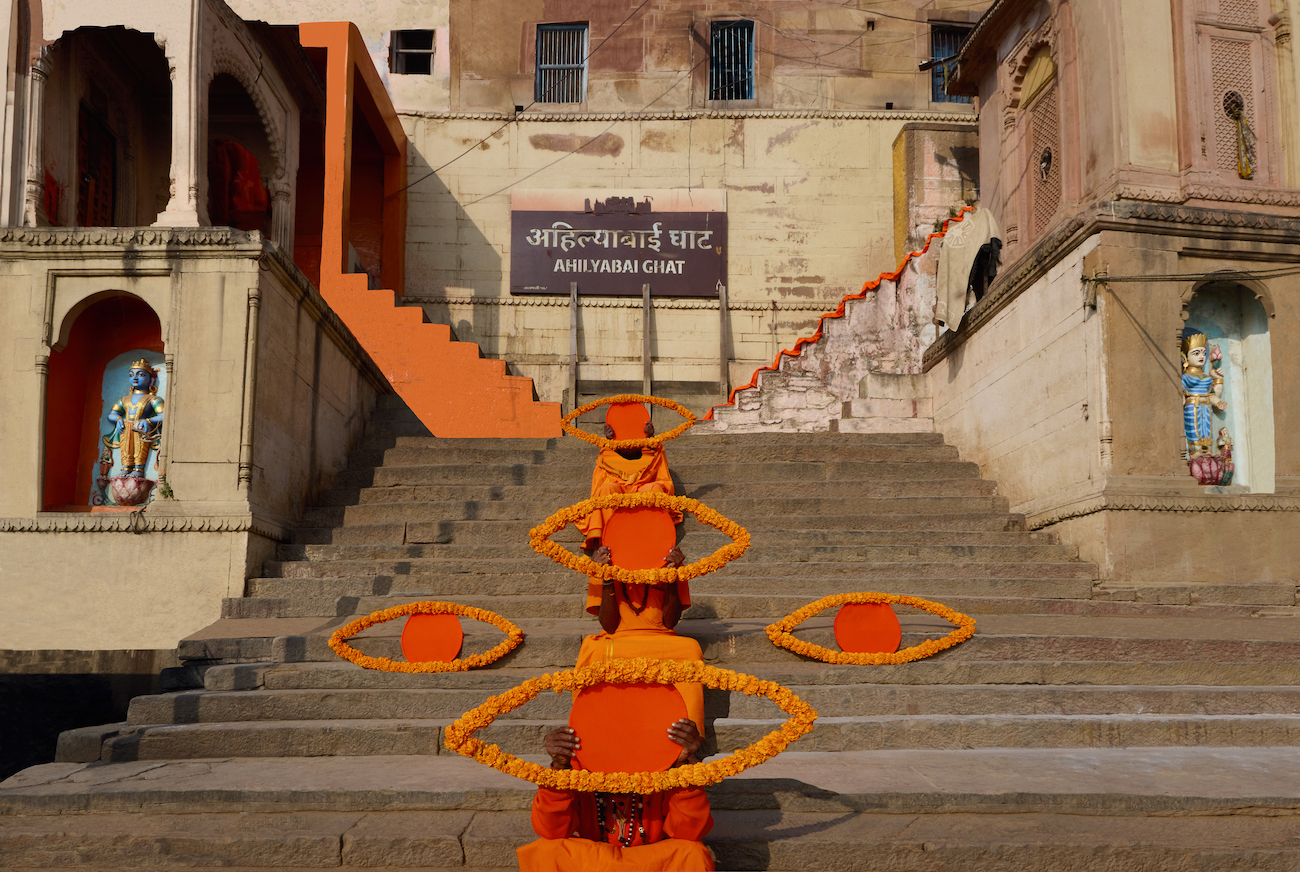Photograph of Varanasi India Ghat taken by Julia Buruleva