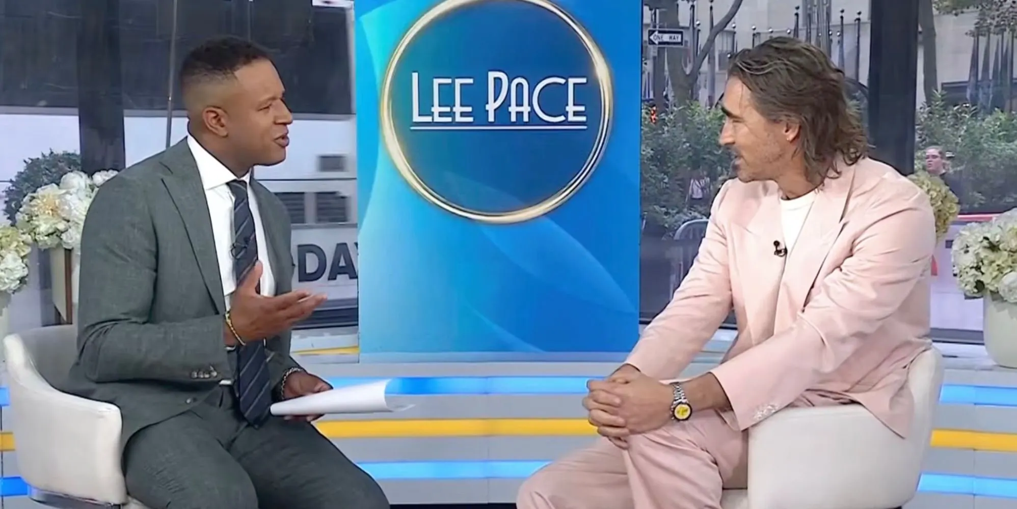 Lee Pace appeared on the Today show