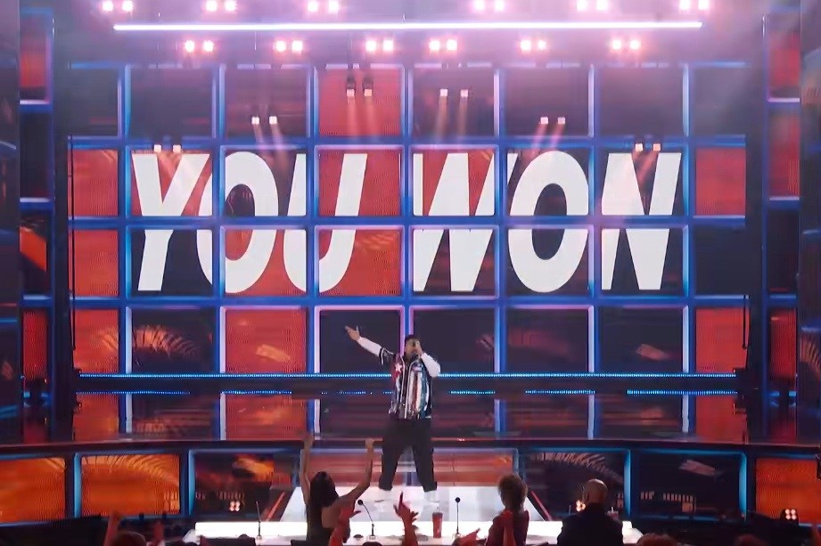 Luke Taleno performs during the semifinals of "America's Got Talent."