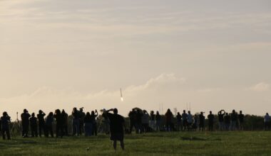 SpaceX rocket taxi returns after Roman Telescope launch photo of the day for Sept. 8, 2026