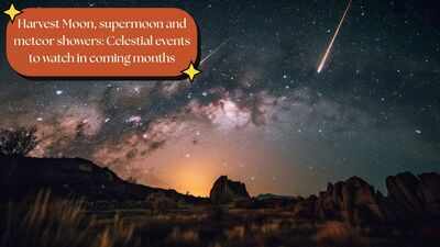 Harvest Moon, supermoon and meteor showers: Celestial events to watch in coming months