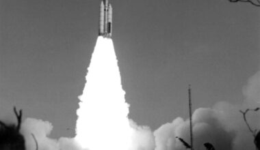 On 5 September 1977 Voyager 1 left Cape Canaveral at 721.9 kg; as of 21 August 2024 it was 164.7 AU from Earth, moving about 38,027 mph relative to the Sun and still returning data