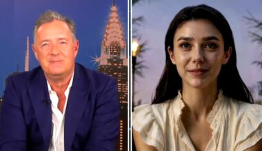 Piers Morgan and Tilly Norwood