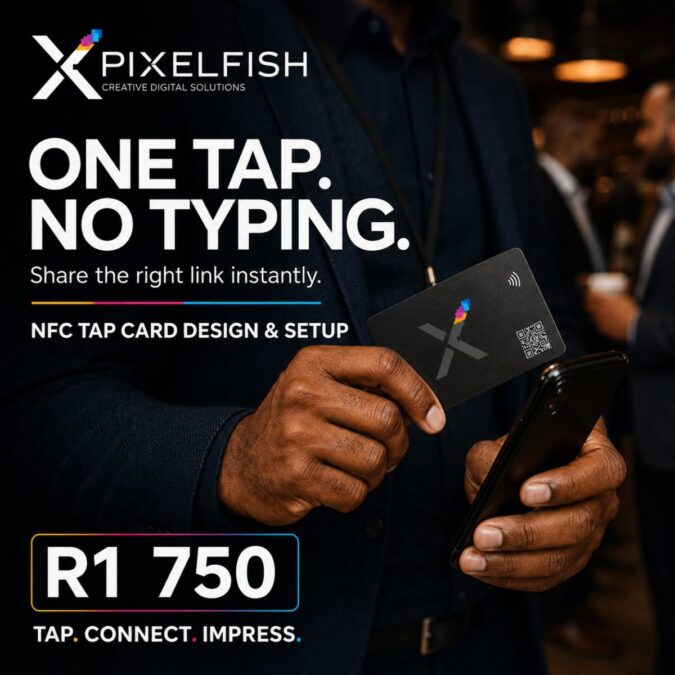 Pixelfish Marketing NFC advert